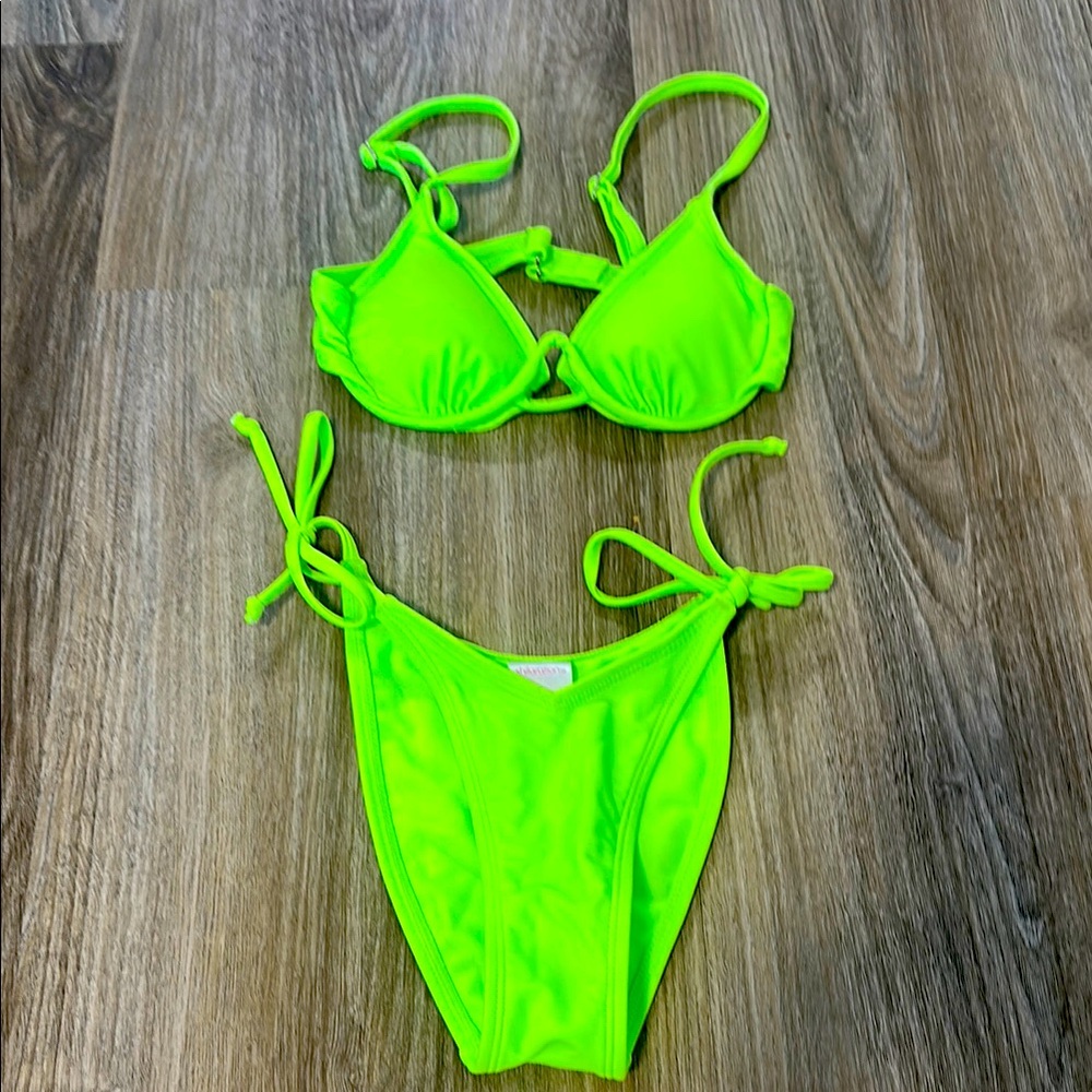 Neon Green Cheeky Bikini